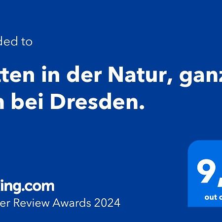 Mitten In Der Natur, Ganz Nah Bei Dresden. Bannewitz Exterior foto